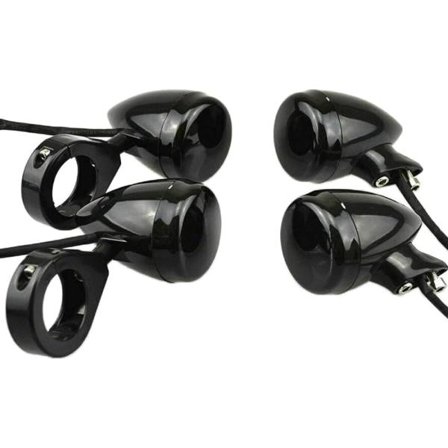 4 st LED-blinkers för motorcykel, fram och bak, till Ha-rle