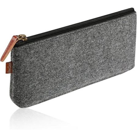 Multifunksjonelt pennal, 1/2 pakke sammenleggbart pennal, reise-pennal med glidelås – stor kapasitet, multifunksjonelt