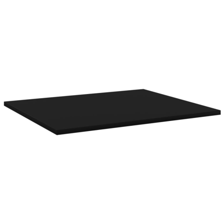 Vidaxl Hyllplan 8 St Svart 60x50x1,5 Cm Konstruerat Trä Svart