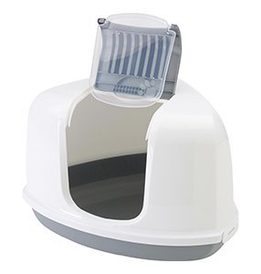 Savic Nestor Corner kattlåda, Grå