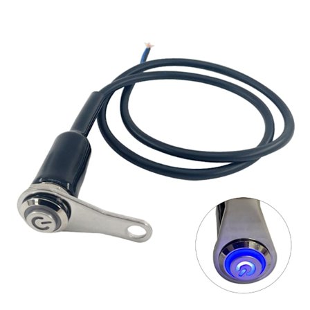 Moottoripyörän ohjaustangon vaihtokytkin On Off Painikekytkin Polkupyörän moottoripyörän viritysosat LED-ajovalolle