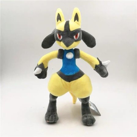 Lucario Plys Blød Legetøjsdukke Kæledyr Bamse 11", gul