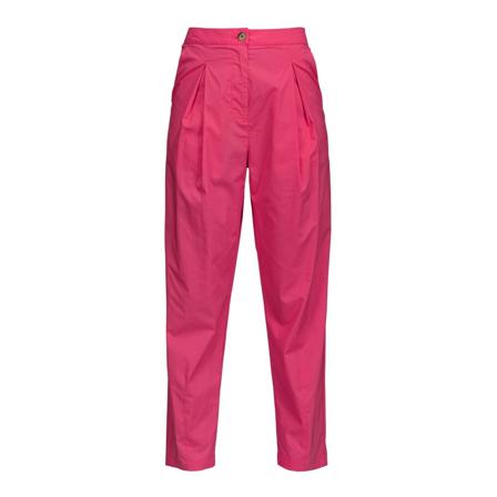 Pinko Broek in poplin met pences , Roze , Dames , Maat: S