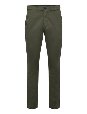 Sateen-Stretch Slim Chino Chinos Byxor Grön Calvin Klein