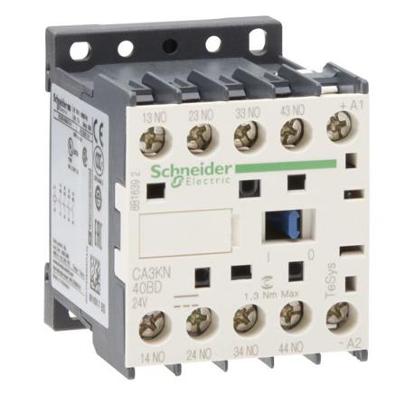 Schneider Electric CA3KN22BD Hjelperelé 24 V DC, 10 A 2 lukket + 2 åpne, Elfordeling & strømforsyning