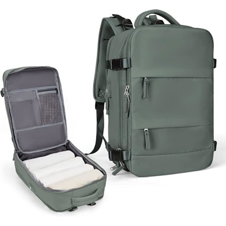 Stor Rejse Rygsæk Til Kvinder Mænd, Carry On Rygsæk, Vandretursrygsæk Vandafvisende Udendørs Sports Rygsæk Casual Dagrygsæk