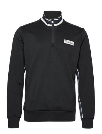Track Jacket Half Zip Signature 1P Outerwear Sport Jackets Musta Björn Borg