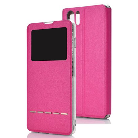 Praktiskt Smartfodral med Fönster - Huawei P30 Pro