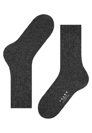 Falke Lhasa Rib Socks Strumpor Herr Grå 39-42
