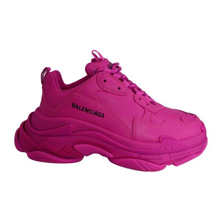 Balenciaga Vintage, Pre-owned Triple S Sneakers Roze, Heren, Maat:40 EU