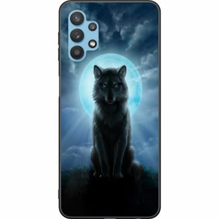Samsung Galaxy A32 5g Svart Skal Wolf In The Dark