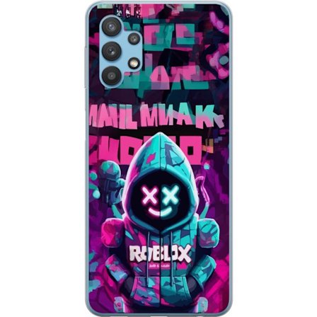 Kompatibelt Mobildeksel til Samsung Samsung Galaxy A32 5G Neon Hoodie Gamer stilrent motiv med spillinspirasjon og neonfarger