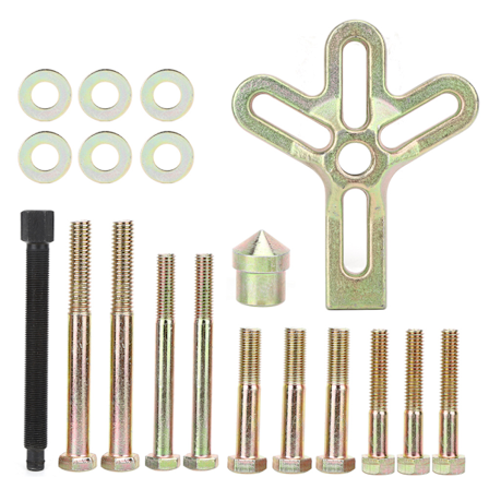 13st Reparationsavdragare Bilverktygssats Borttagningsverktyg för Ratt Vevaxel Remskiva Underhåll