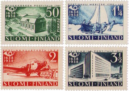 Finland 1938 - MICHEL 213-216 - Postfrisk
