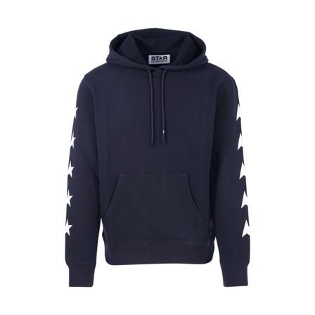 Golden Goose Hoodies , Blauw , Heren , Maat: M