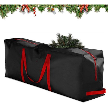 Oppbevaringspose for juletre 122 x 38 x 51 cm Oppbevaringspose for juletrær og dekorasjoner Oppbevaringspose for hageputer Med glidelås for 