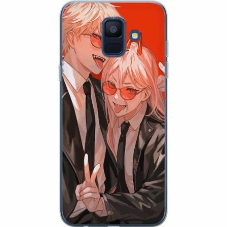 Samsung Galaxy A6 (2018) Genomskinligt Skal Chainsaw Man