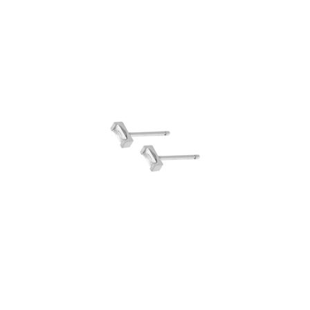 Dansk Copenhagen Earrings Lily Waterproof Single Grå, Dame Øreringe, Størrelse: ONE Size
