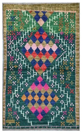 Piccolo Moroccan Berber - Afghanistan 84X143 Lana, Tappeto