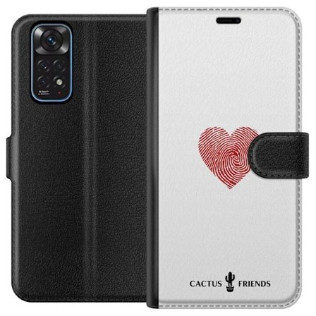 Yhteensopiva Lompakkokotelo Xiaomi Xiaomi Redmi Note 11 Cactus and Friends - Fingerprint Love