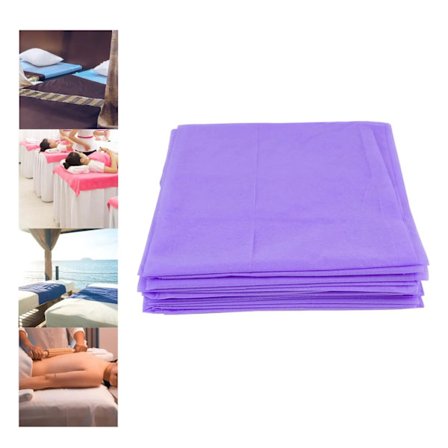 SPA Lakan 80cmx180cm Non-woven Andningsbart Vattentätt Mjukt Massagebäddsöverdrag för Salonger Klubbar Hotell Resor