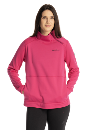 Sweat Femme Klim Solitude Asym Rouge Fuchsia L