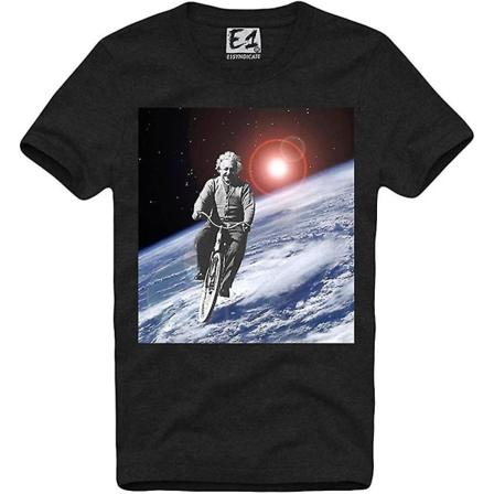 T-tröja Albert Einstein Space Ride E=mc2 Fysik Nobelpriset An 3XL