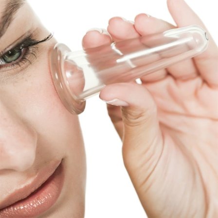 UNIQ Facial Cupping-sett - sugekopper for ansiktet, 2 stk