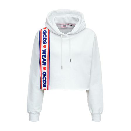 Gcds Hoodie Hvid, Dame, Størrelse: XS