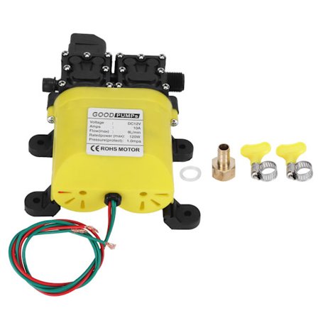 12V 120W 8L Korkeapaineinen Kalvopumppu Kupariliittimellä Automaattinen Vedenruiskutus