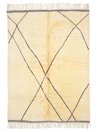 Dywan Berber Moroccan - Beni Ourain 262X360 Duży (Wełna, )