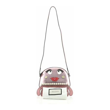 Gucci Vintage, Pre-owned Crossbody Bag Bruin, Dames, Maat:ONE Size,leer