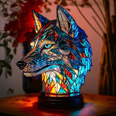 Djurbordslampa Serie Färgad Färgad Nattlampa Retro Skrivbordslampor Present