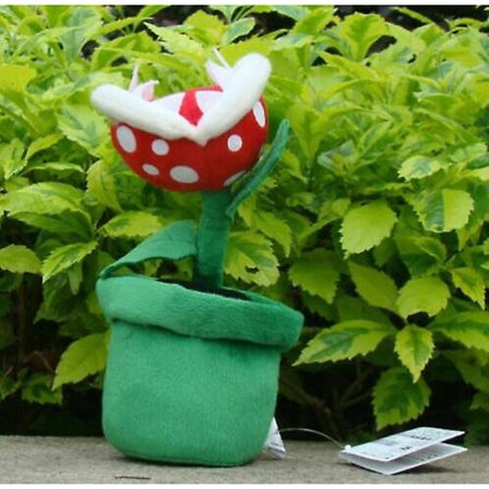Super Mario Bros Piranha Plant 8" plyschleksak