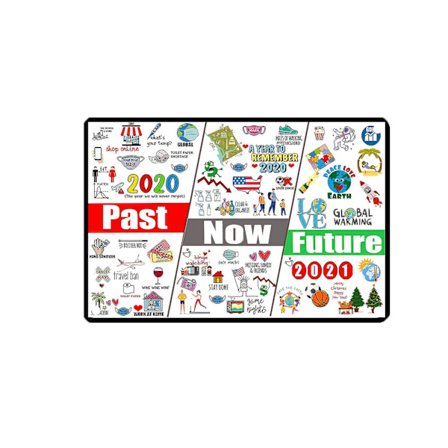 2020 Commemorativ Järnmålning Konstposter Och Tryck Vägg Ge Presenter Till Familjen