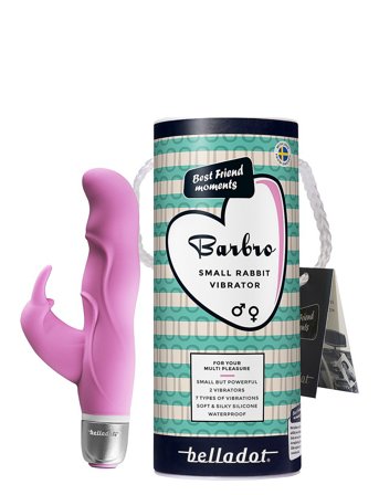 Belladot Barbro Small Rabbit Vibrator Pink - Pink - ONE SIZE