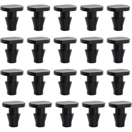 100 st Bevattningsslang Plug Ersättning Droppslang Ändstycken Kapillär Bevattning Små Plug Tillbehör för Tvättmaskin