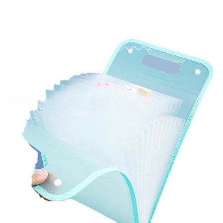 Bærbar harmonika mappe folder a4 stor kapacitet studerende test papir opbevaringspose