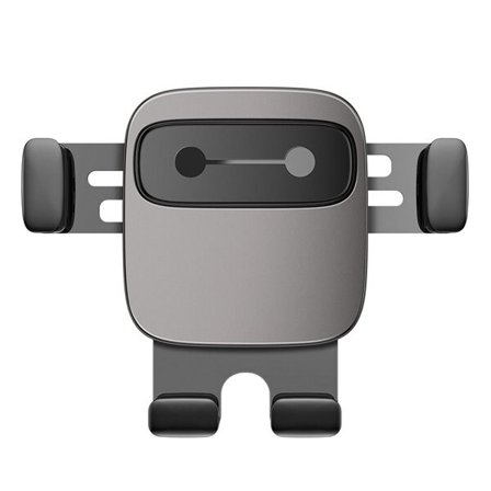 Baseus Cube SUYL-FK01 telefonholder med tyngdekraft 4,7-6,6" til bilens udluftning - sort