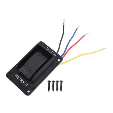 Kraftstabilisatorafbryder med ledningsnet 387874 12V Udvid Træk Tilbage Afbryder til RV Stabilisator Jack