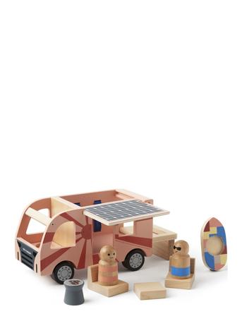 Camper Van Aiden Toys Playsets & Action Figures Wooden Figures Multi/mønstret Kid's Concept*Betinget Tilbud
