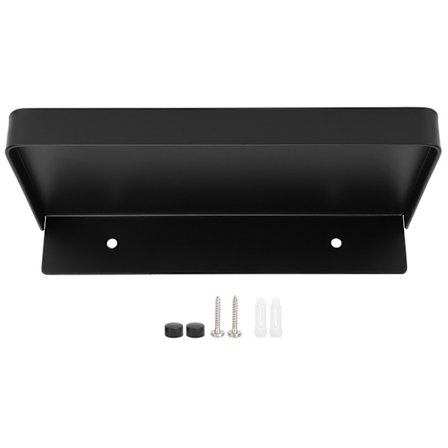 Kylpyhuoneen puhelinpidike seinälle asennettava paksu puhelimen säilytyshylly WC-tarvike 185x90mm musta