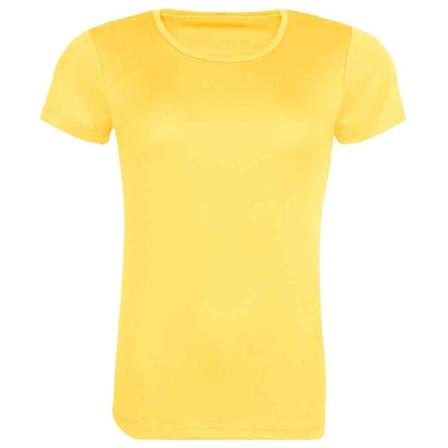 Awdis Dam/Kvinnor Cool Recycled T-Shirt XL Solgul Sun Yellow XL