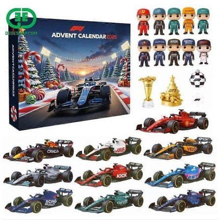 F1 Racing Advents Nedtællings Julekalender Blind Box