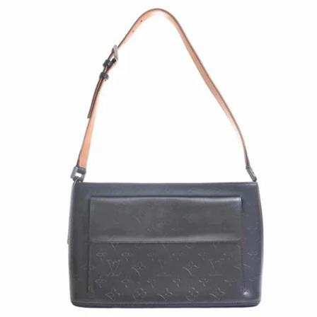Louis Vuitton Vintage, Pre-owned Leather louis-vuitton-bags Zwart, unisex, Maat:ONE Size