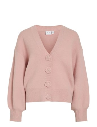Vila | Viradia L/S Rose Cardigan | L