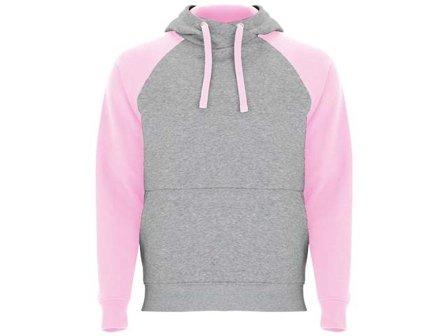 Hoodie Badet Unisex grå/rosa L - Lyreco - Yrkeskläder - Tröjor och Sweatshirts - Hoodies