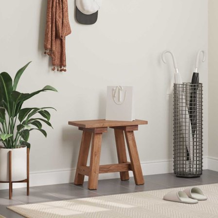 bänk Naturfärg 50,5 x 25 x 47,5 cm Mahognyträ