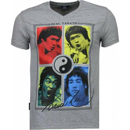 Local Fanatic - T-shirts - Grå - Herr - Storlek: Xs, Herr, Storlek: XS