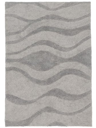 Breeze Lavable 140X200 Petit Gris Tapis Coton